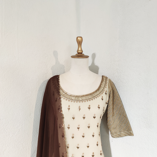 PADMINI BROWN DUPATTA